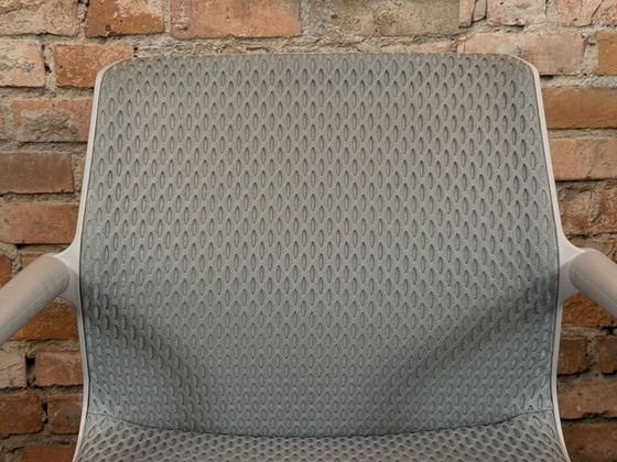 Vitra Unix Chair – White fabric | Antonio Citterio – Swivel chairs, Plastic, Textile (photo 10 of 15)