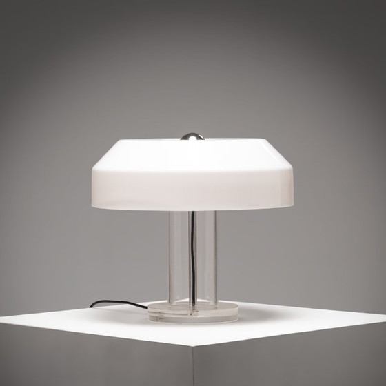 ABN Table Lamp by Aldo Van De Nieuwelaar, The Netherlands, 1975 – Plexiglass (photo 3 of 12)