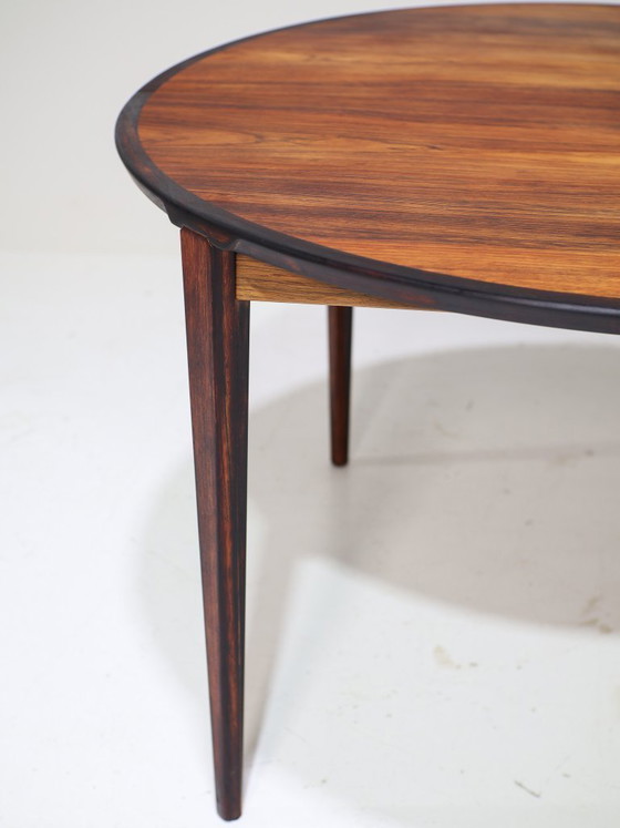 Image 1 of Henry Rosengren Hansen round extendable dining table rosewood