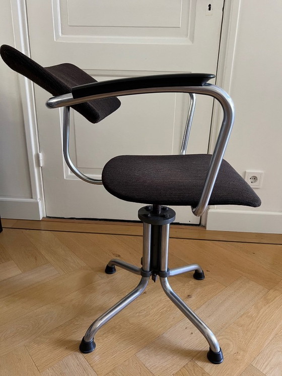 Image 1 of Sedia da ufficio originale Gispen 354 degli anni &#39;30, marrone