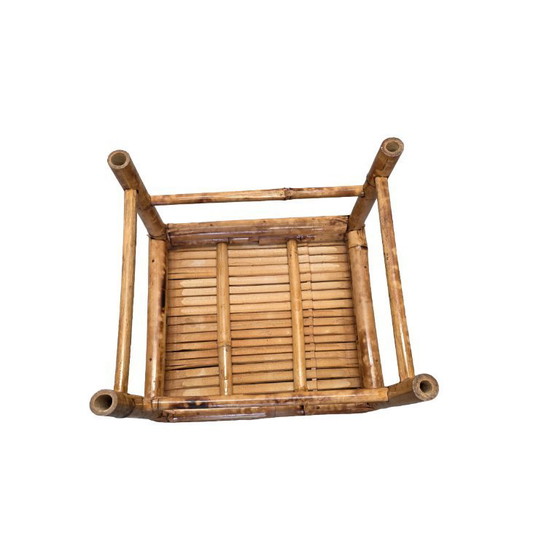 Image 1 of Vintage bamboo plant table