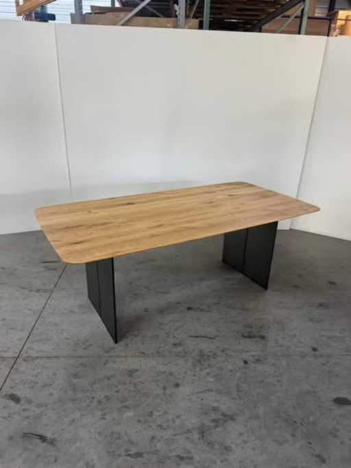 New Bert Plantagie Oak Dining Table Boat Shape 200x100x76cm – eettafels, Wood (photo 2 of 5)