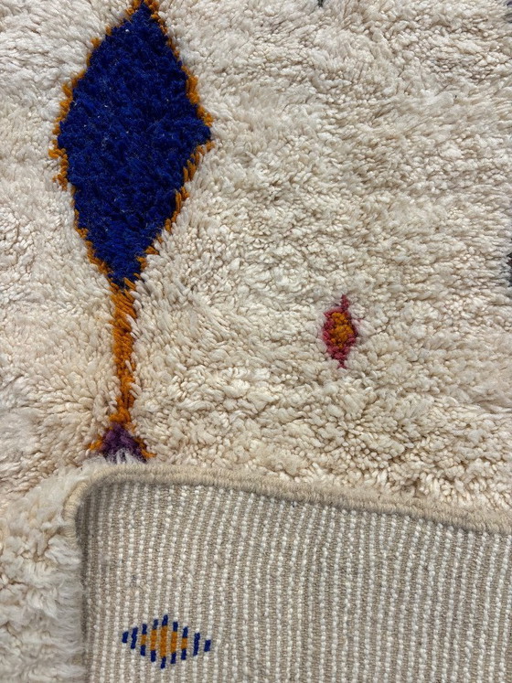 Image 1 of Marokkanischer Teppich im modernen Stil, 210 x 300 cm – Handgeknüpfter Berberteppich aus Wolle – Beni Ourain Teppich