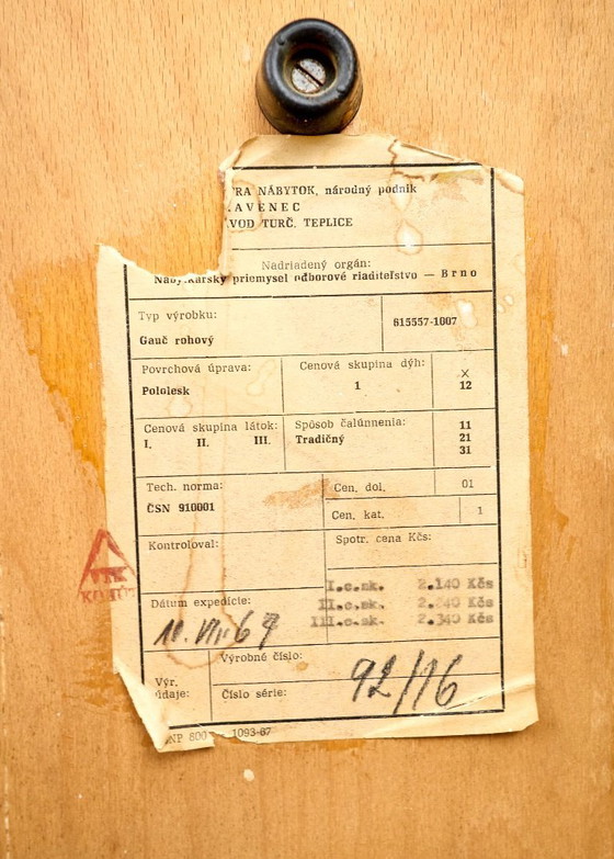 Image 1 of Canapé-lit modulable vintage avec pouf, années 1960, Tchécoslovaquie