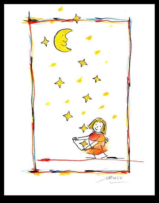 Schlote, Wilhelm - Mes Etoiles, 2015 - Giclee - Signé à la main