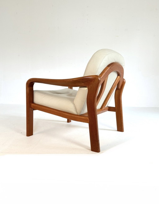 Poltrona vintage danese in teak, Komfort '80