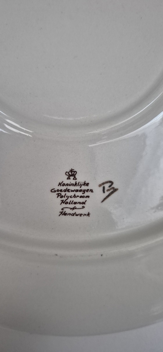 4 Decorative Plates by Koninklijke Goedewaagen Holland – Wall decoration, Ceramic (photo 6 of 6)
