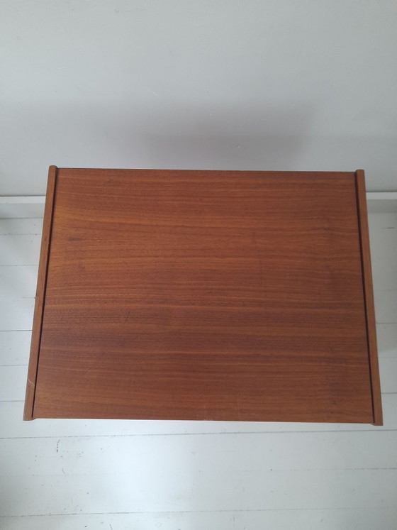 Small Scandinavian Teak Sewing Cabinet 60s – Storage cabinet, Wood (photo 5 of 8)