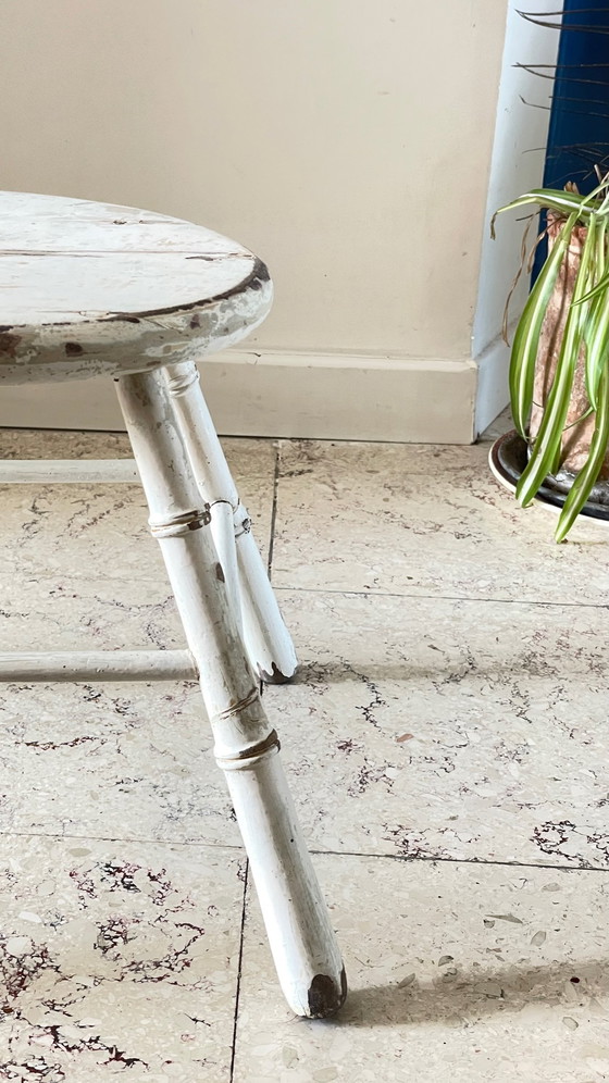 Image 1 of Antiek Bamboe Krukje