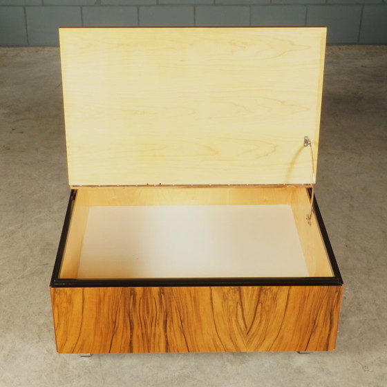 Vintage Design Coffee Table with Storage – 1960s – Chrome (photo 6 of 14)