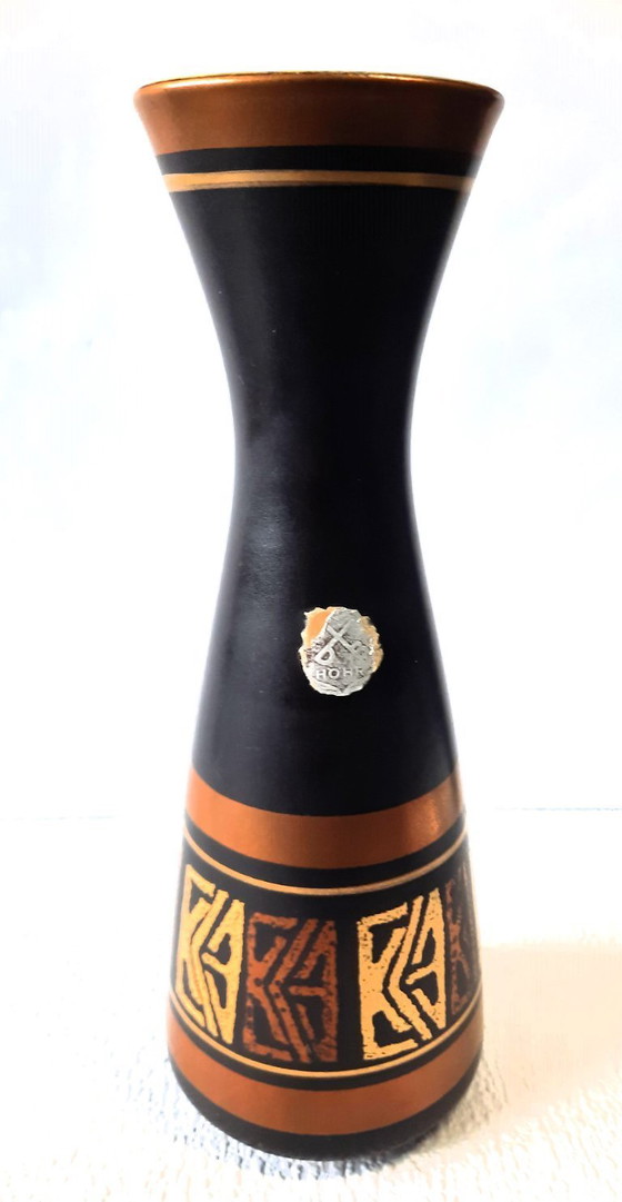 Image 1 of Vaso Dumler & Breiden - Modello 103.25 - Nero con rame e oro