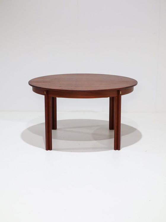 XL Børge Mogensen uitschuifbare eettafel teak Deens 1960s, Hout, Bruin, Mid Century Modern (foto 2 van 15)