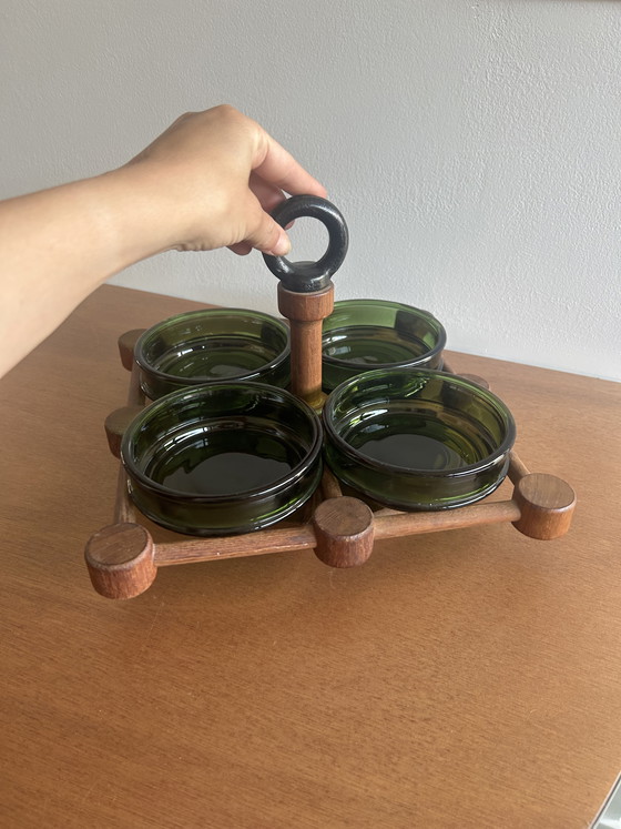 Image 1 of Nissen Denmark lazy Susan in vintage Bodum style