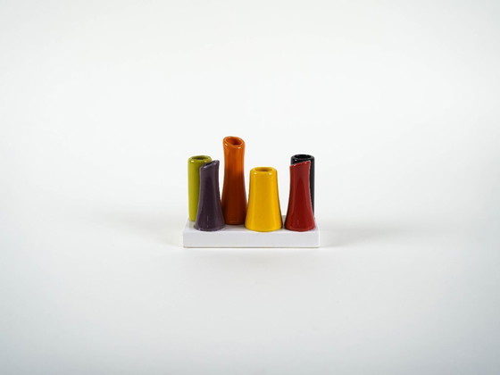 Image 1 of Set of small soliflor vases, Danish design, 1970s, made in Denmark