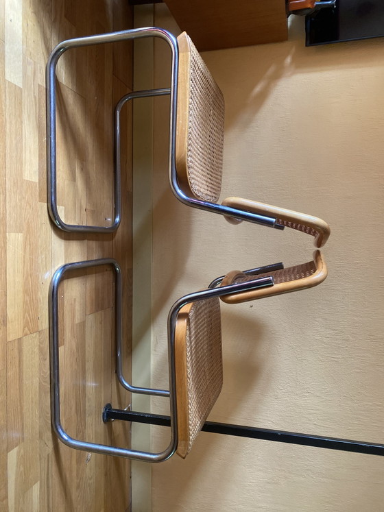 2 sillas de mimbre Thonet – Sillas de comedor, Metal, Wood (photo 14 of 15)
