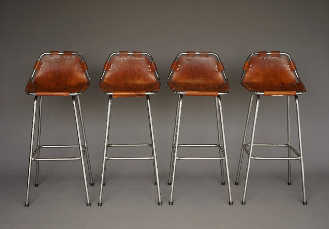 Bar Stools attributed to Dal Vera for Charlotte Perriand/ Les Arcs