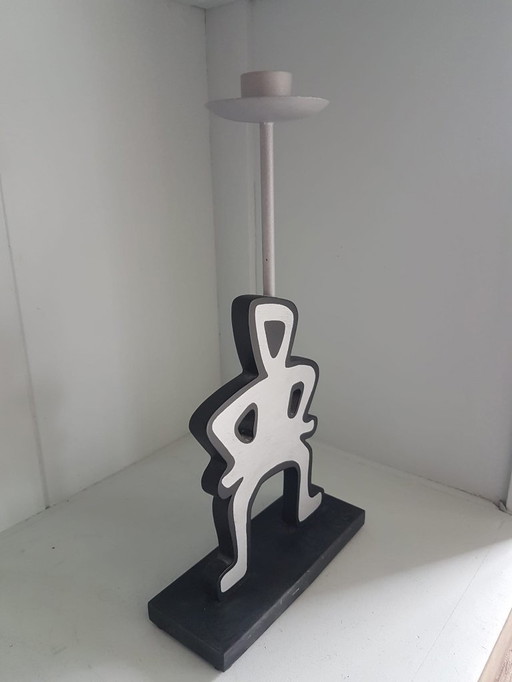 Keith Haring - Single candle stand