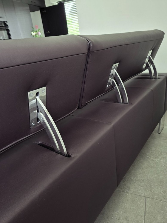 Image 1 of Sofá de piel de 2 plazas Jori Design – Como nuevo – Acabado profesional