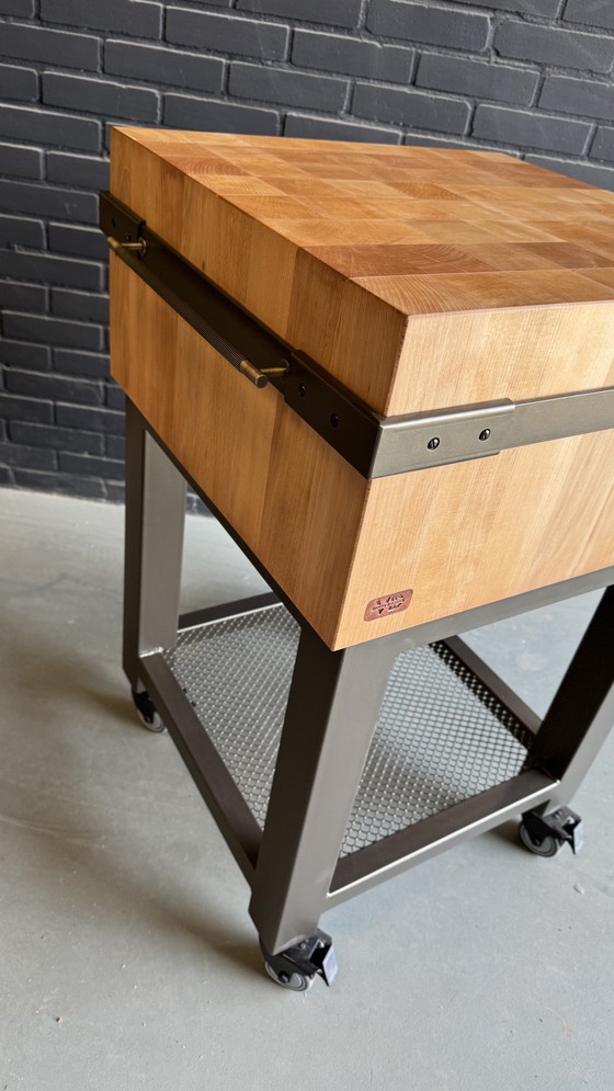 Image 1 of BONCK Mobile Design Butcher Block