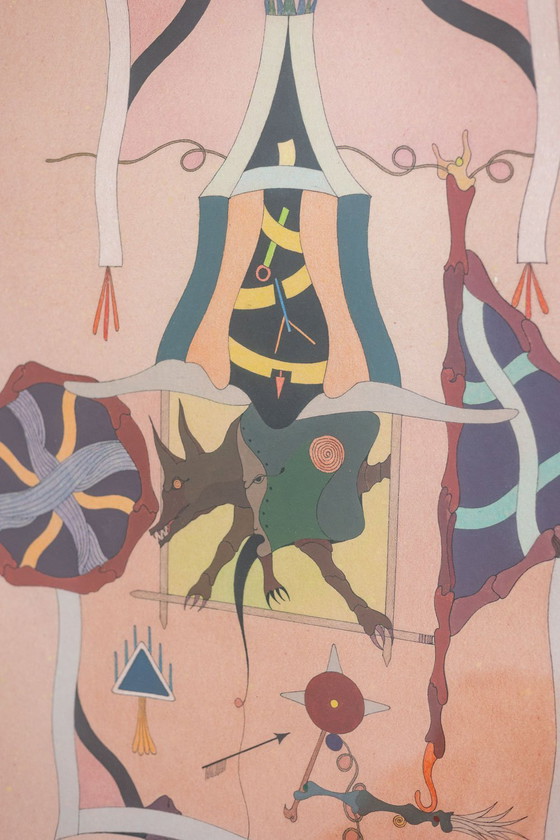 Image 1 of Jorge Camacho. Werk "Clan de Coyotes". Jaar 1992.