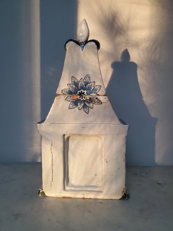 Image 1 of Delfts blauw - Miniatuur schouw - 18e eeuw (Ref 3875)