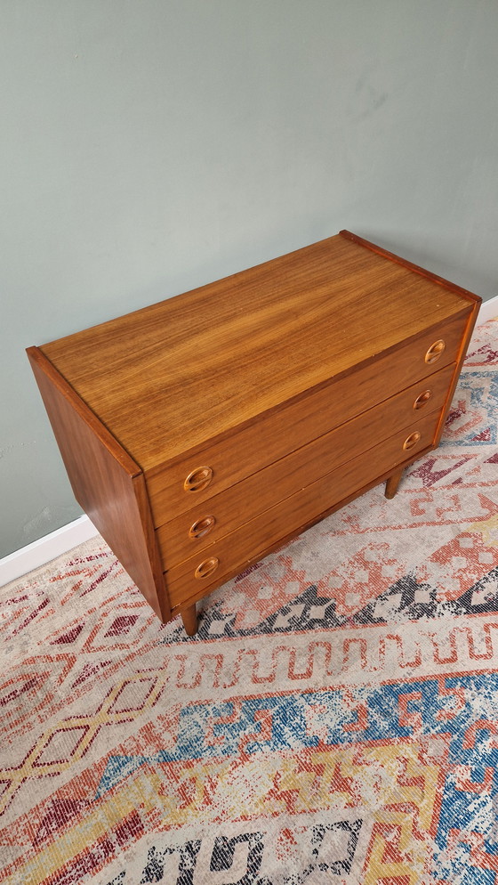 Image 1 of Cómoda de diseño danés con 3 cajones, años 70