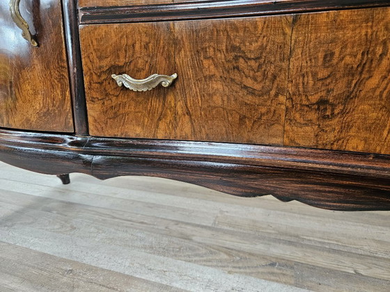 Toeletta in radica di noce Chippendale, 1940 – Console, Legno (photo 19 of 19)