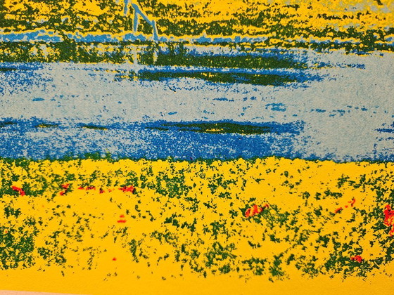 Image 1 of Zeefdruk op zwaar papier Henk van der Vet nijenbeek