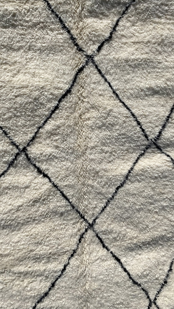 Image 1 of Authentiek Beni Ourain Berber Tapijt – 250x150 cm – Handgeknoopt in Atlasgebergte