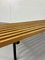Deense vintage teakhouten bank, jaren 70 – Akoestische bank, Scandinavian (photo 4 of 8)