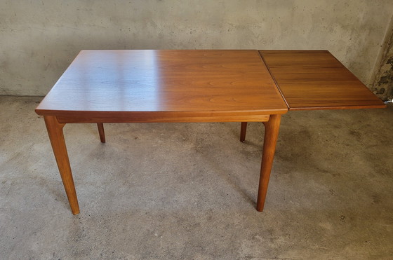 Image 1 of Table de salle à manger extensible en teck par Grete Jalk pour Glostrup