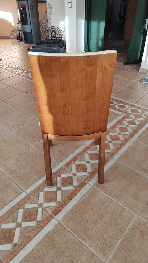 Juego de 6 sillas de comedor Skovby SM51 – Wood, Skai (photo 8 of 10)
