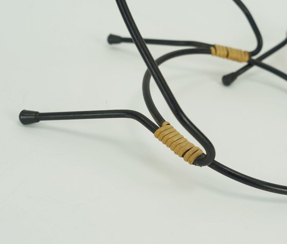 Image 1 of Set aus 4 wandmontierten Blumentopfhaltern im Mid-Century-Stil, Metall und Kunststoff, 1950er Jahre