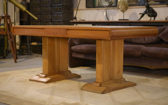 Eichentisch aus den 1940er Jahren. – Esstische, Art Deco (photo 5 of 15)