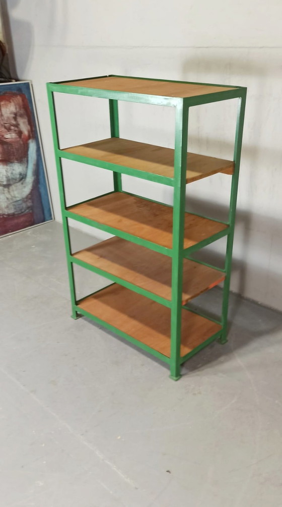 Image 1 of Vintage industrial shelving unit 