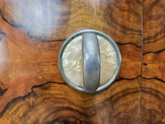 1940s Art Decò Milanese Sideboard in Briar Root and Mirror – Wood (photo 11 of 33)