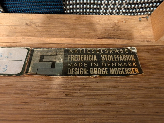 Image 1 of Danish Fredericia Stolefabrik Børge Mogensen 2252 sofa 50s
