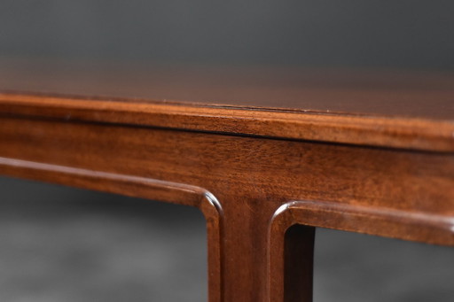 Vintage Mid-Century Scandinavian Modern Mahogany Coffee Table by Tranås Möbelfabrik AB, 1950s