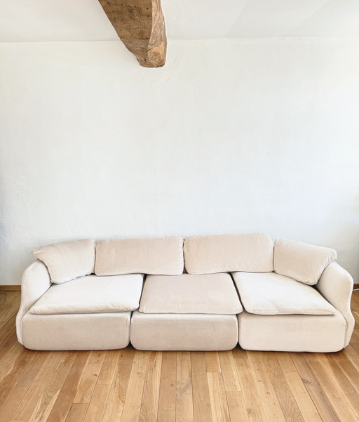 “Confidential” 3-Seater Sofa Designed by Alberto Rosselli for Saporiti