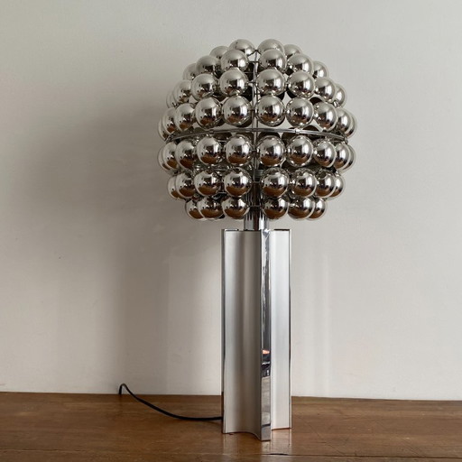 Large kinetic space age lamp. 1970.