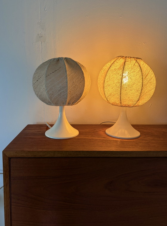 Image 1 of Set di 2 lampade da tavolo vintage anni '60