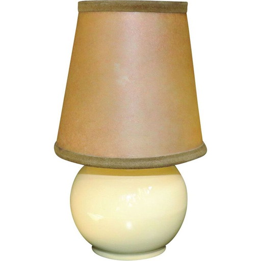 Lámpara de noche vintage de cerámica esmaltada, Alemania, 1980
