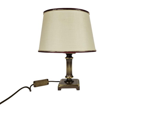 Herda - column - pillar - table lamp - brass - 3rd quarter 20th century