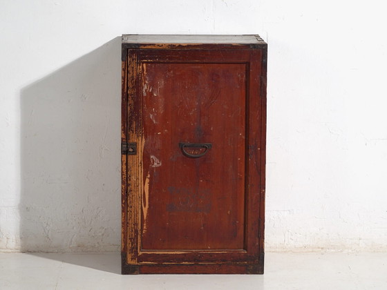 Small antique Japanese cupboard - Meiji / Taishō Period (c. ) #68 – Storage cabinet, Iron (photo 30 of 40)