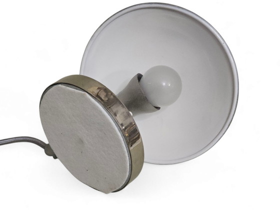 NAPAKO table lamp / bedside lamp, Josef Hůrka, 1930s, Art Deco – Metal, Chrome (photo 6 of 8)