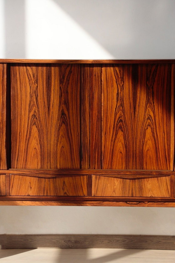 Image 1 of Skandinavisches Highboard aus Palisanderholz – Entwurf von E.W. Bach (1960er Jahre)