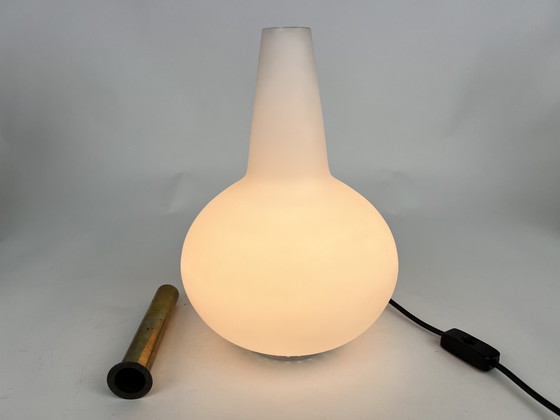 Image 1 of Opaline Glass Table Lamp from 1950