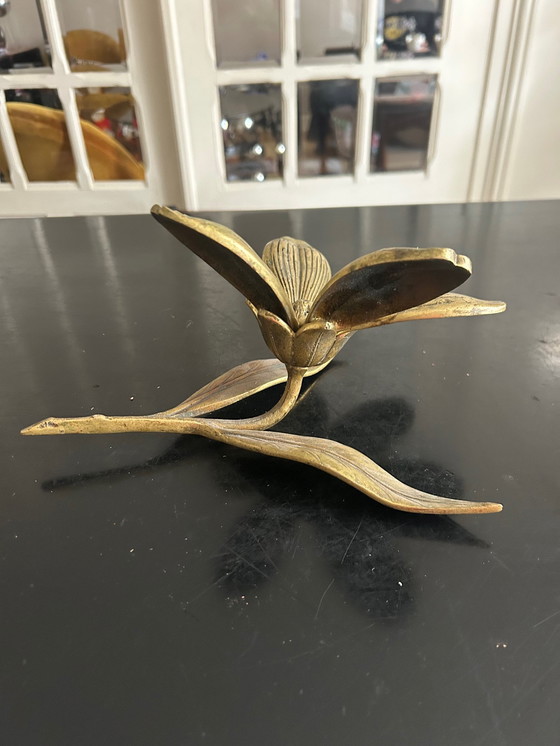 Image 1 of Fiore in ottone vintage