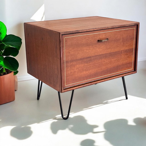 Vintage nightstand wall cabinet