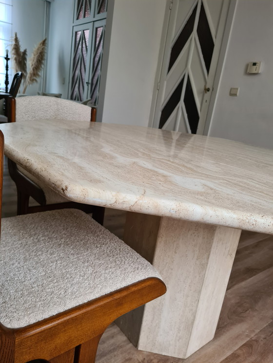 Image 1 of Tavolo da pranzo in traventino